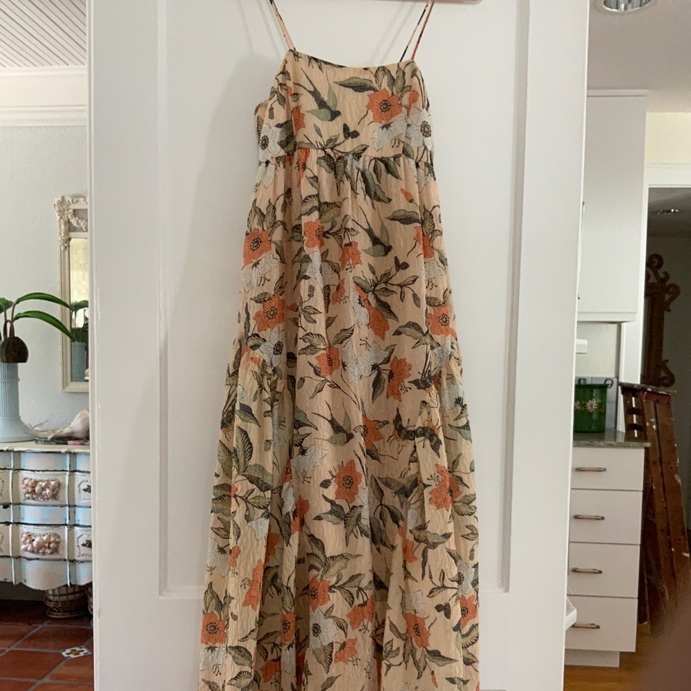 ULLA JOHNSON ASTRID FLOWY Maxi  DRESS 2 - Picture 3 of 13